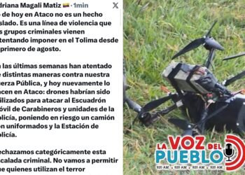 “Rechazamos categóricamente esta escalada criminal”: Gobernadora sobre ataque con drones en Ataco