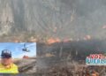 Seis días lleva ardiendo el Cerro Las Mercedes y bomberos advierten: “Esto es un simulacro de lo que viene”