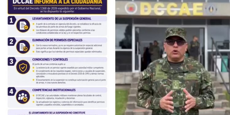 Se acaba el permiso especial: ciudadanos podrán portar su arma en todo el país con autorización vigente