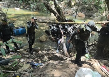 Cortolima, Policía y Ejército suspenden extracción ilícita de oro en el río Medina en Mariquita