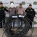 “¡Se les cayó el negocio! Dos capturados y 210 metros de cable recuperados en San Simón”