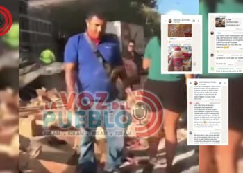 ¡Indignación en Multifamiliares El Tejar! Sujeto robó camión accidentado y luego vendió los productos por el WhatsApp del conjunto