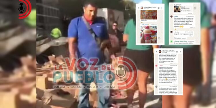 ¡Indignación en Multifamiliares El Tejar! Sujeto robó camión accidentado y luego vendió los productos por el WhatsApp del conjunto