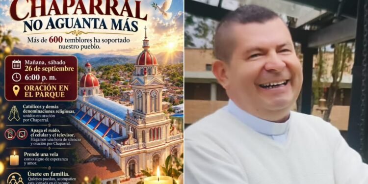 Chaparral tendrá hoy jornada de oración ante la cadena de sismos