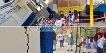 Denunician que 125 niños de Roncesvalles reciben clases en una gallera, una cancha de tejo y una caseta