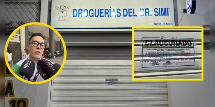 ¿Por qué cerraron Dr. Simi? Salud Tolima explica la norma que exige 75 metros entre droguerías