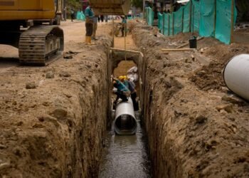 Culminó instalación de redes de acueducto y alcantarillado en El País para proceder con pavimentación