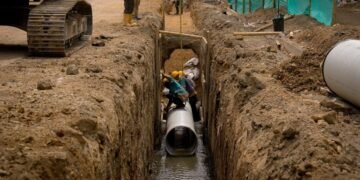 Culminó instalación de redes de acueducto y alcantarillado en El País para proceder con pavimentación