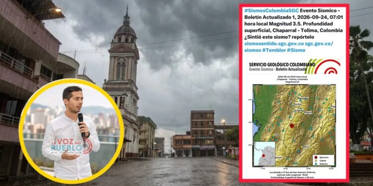 Geólogo advierte que los sismos de Chaparral podrían estar relacionados con la perturbación generada por el terremoto del 10 de agosto