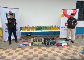 GOAT intensifica controles contra el contrabando en el oriente del Tolima: 140 botellas de licor y más de 150 cajetillas de cigarrillos fueron aprehendidas