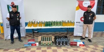 GOAT intensifica controles contra el contrabando en el oriente del Tolima: 140 botellas de licor y más de 150 cajetillas de cigarrillos fueron aprehendidas