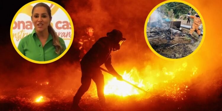 17 familias que perdieron sus casas por los incendios ya tienen padrinos: gobernadora del Tolima