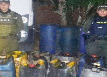 Incautaron 259 galones de ACPM en dos procedimientos realizados en Chaparral