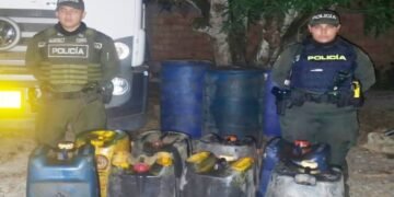 Incautaron 259 galones de ACPM en dos procedimientos realizados en Chaparral