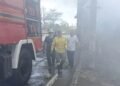 Incendio forestal frente al Parque de la Música fue controlado por Bomberos de Ibagué