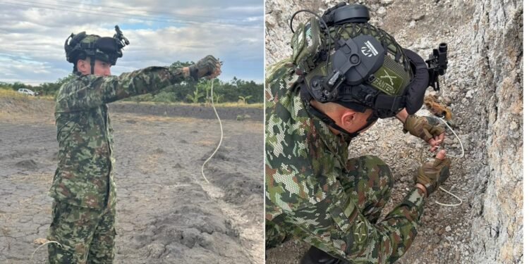 Explosivo abandonado en zona rural de Chaparral fue neutralizado por el Ejército