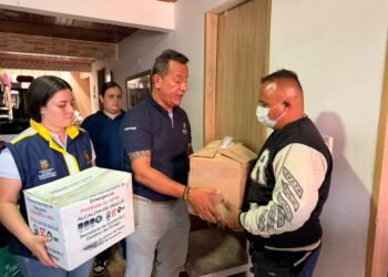 Entregaron ayudas a familias afectadas en el Hato de la Virgen