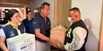Entregaron ayudas a familias afectadas en el Hato de la Virgen