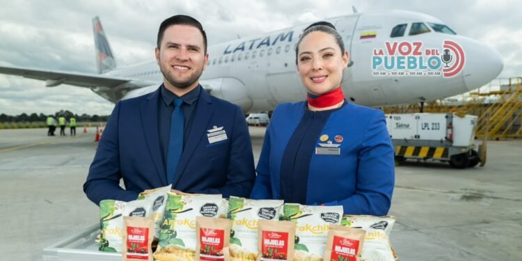 ¡De Cajamarca a los cielos! Productos tolimenses llegan pasajeros de Latam