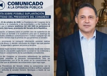 ¡Alerta por suplantación! Advierten que estarían utilizando un número falso a nombre del presidente del Senado