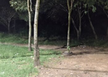 A oscuras y con miedo, habitantes del barrio Jardín Santander denuncian falta de alumbrado público