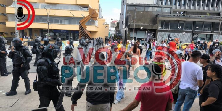 Cuatro personas fueron capturadas durante disturbios en el centro de Ibagué
