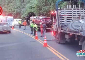 Fuerte choque en la vía Ibagué-Cajamarca dejó dos personas heridas