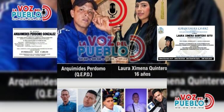 Dolor y misterio en Ataco: hoy despiden a Laura Ximena y Arquímedes mientras buscan respuestas por cinco desaparecidos