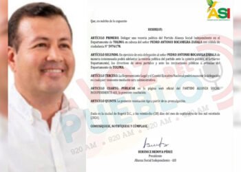 “No he sido descabezado, sigo como vocero”: Jhon Gómez aclara la situación en ASI