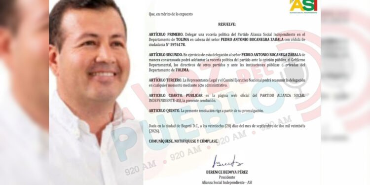 “No he sido descabezado, sigo como vocero”: Jhon Gómez aclara la situación en ASI