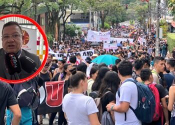 “Respetemos la ciudad”: rector de la UT pide marchas sin violencia ni daños a la infraestructura en la marcha
