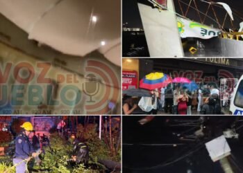 Vendaval provoca emergencias en Ibagué y Coello: vehículos afectados y daños en el Teatro Tolima