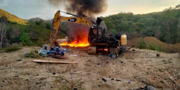 Operativo contra minería ilegal frena daño ambiental en zona protectora del río Saldaña