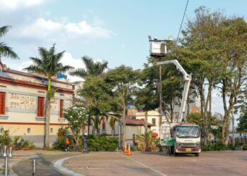 Alcaldía de Ibagué mejoró alumbrado público del Parque de la Música
