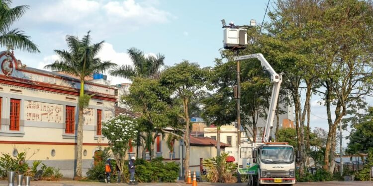 Alcaldía de Ibagué mejoró alumbrado público del Parque de la Música