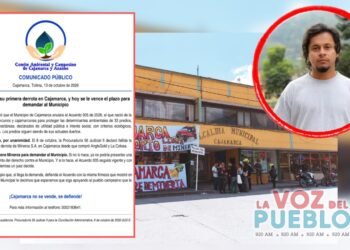 ¡Primer revés para Mineros S.E.A. en Cajamarca! Alcaldía se negó a conciliar sobre La Colosa