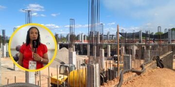 Lluvias y dificultades en las vías no frenan la construcción del nuevo hospital de Chaparral