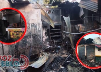 Cuatro personas afectadas y graves daños por incendio que sacudió el centro de Melgar